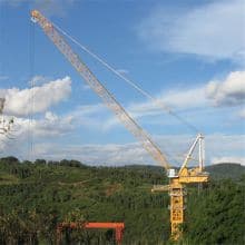 XCMG Official 100 Ton Construction Tower Crane XGTL1600 China Tower Crane with Spare Parts